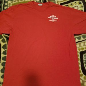 Red Justin Timberlake Man of the Woods Tour Local Crew T-Shirt Size XL